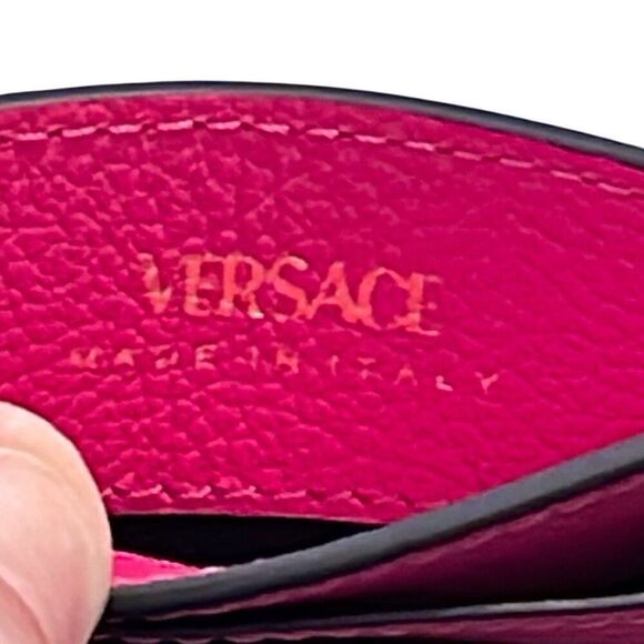 Versace Authentic Leather Medusa Card Holder - Picture 9 of 10